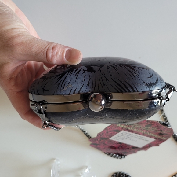 Iron Fist You Ripped My Heart Out Hardshell Clutch, NWT With Flaws - Picture 4 of 10